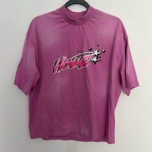 Boohooman pink boxy t-shirt